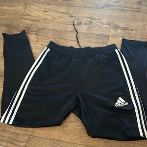 Men’s Adidas Black and white strip Climacool joggers trainer